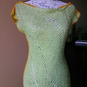 Knitted Dress. Long Dress.